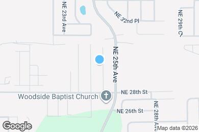 Map image of the property - 2912 NE 25th Ct