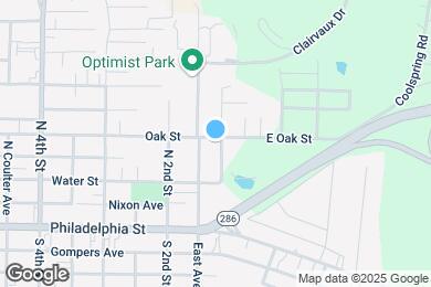 Map image of the property - 100 Oak St