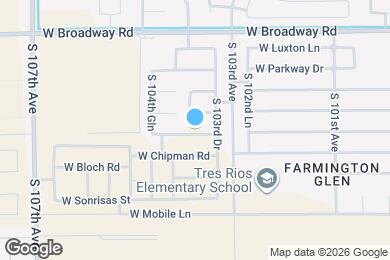 Map image of the property - 10338 W Wier Ave