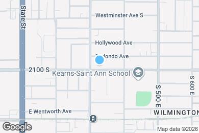 Map image of the property - 321 E 2100 S