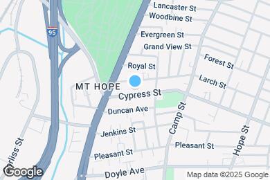Map image of the property - 42 Cypress St