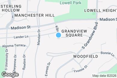 Map image of the property - 2125 Kilps Dr