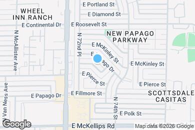 Map image of the property - 7312 E Villa Way