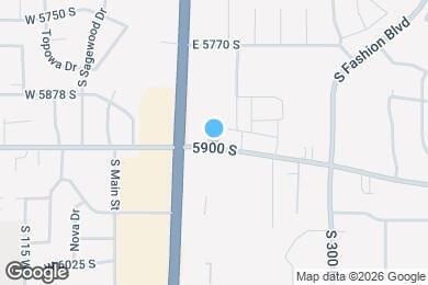 Map image of the property - 161 E 5900 S
