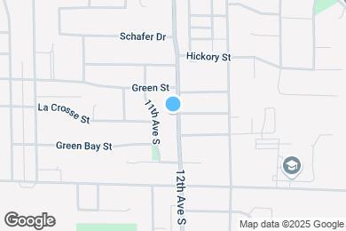Map image of the property - 424 12th Ave S