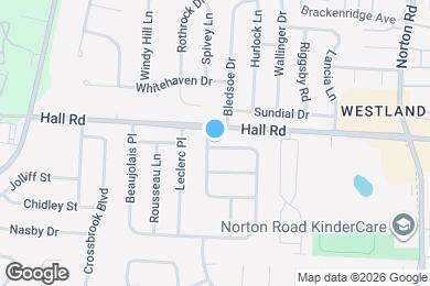 Map image of the property - 5800 Chase Run