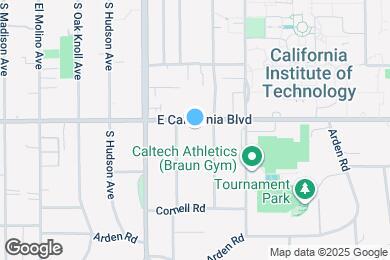 Map image of the property - 972 E California Blvd