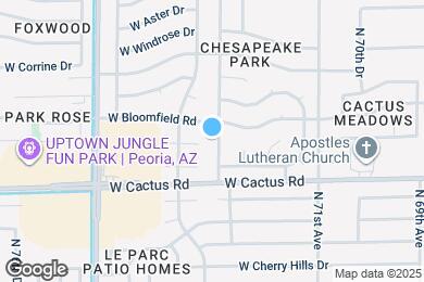 Map image of the property - 12340 N 72nd Dr