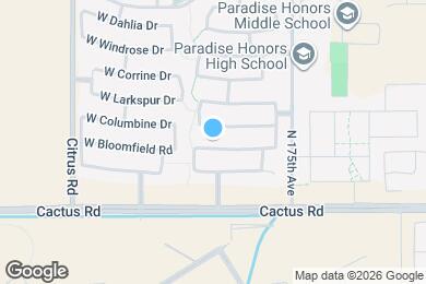 Map image of the property - 17658 W Bloomfield Rd