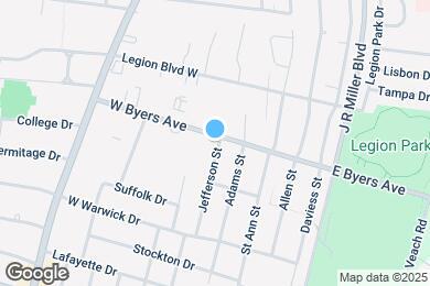 Map image of the property - 400 W Byers Ave