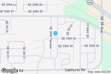 Map image of the property - 3370 SE 31st Terrace