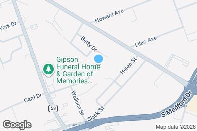 Map image of the property - 1409 Diana St