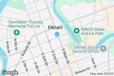 Map image of the property - 107 W Lexington Ave
