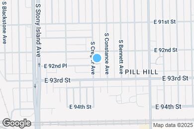 Map image of the property - 9227 S Cregier Ave