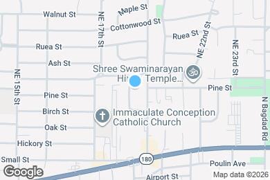 Map image of the property - 602 NE 18th St