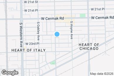 Map image of the property - 2309 S Leavitt St