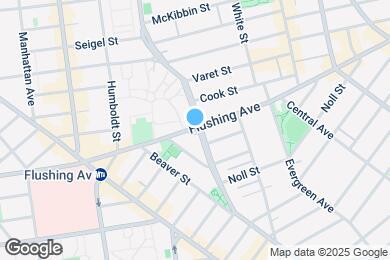 Map image of the property - 721 Flushing Ave