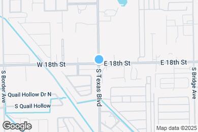 Map image of the property - 1809 S Texas Blvd