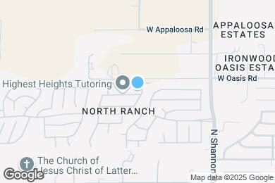 Map image of the property - 3140 W Northern Cross Trail
