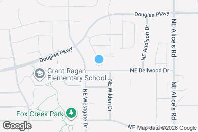 Map image of the property - 605 NE Dellwood Dr
