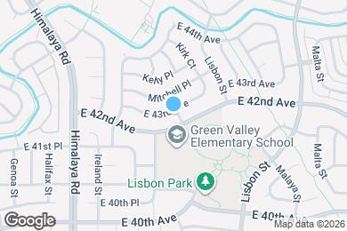 Map image of the property - 20662 E 43rd Ave