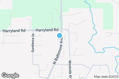 Map image of the property - 1681 S Baltimore Ave