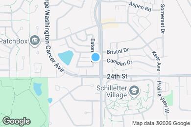 Map image of the property - 2416 Eaton Ave