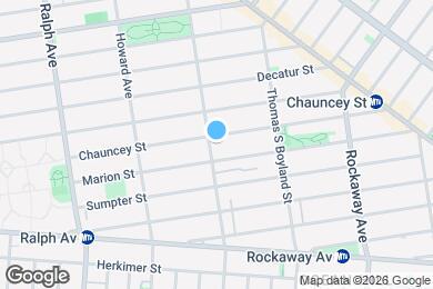 Map image of the property - 386B Chauncey St