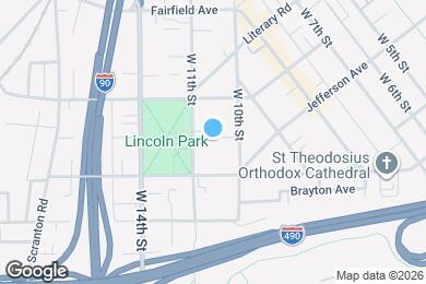 Map image of the property - 2473 W 11th St