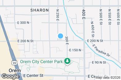 Map image of the property - 261 E 200 N