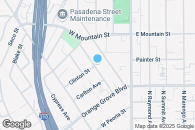 Map image of the property - 832 Manzanita Ave