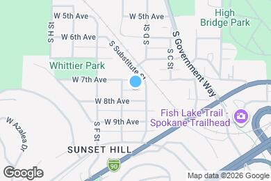 Map image of the property - 3224 W 8th Ave