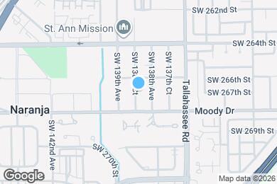 Map image of the property - 26633 SW 138th Ct