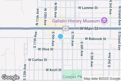 Map image of the property - 103 S 8th Ave