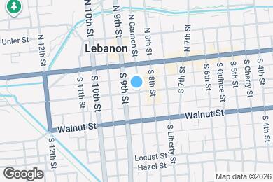 Map image of the property - 823 Chestnut St