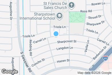 Map image of the property - 8339 Carvel Ln
