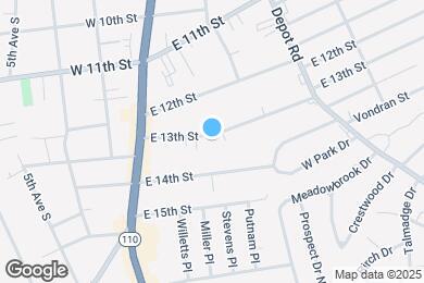 Map image of the property - 25 E 13th St