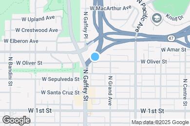 Map image of the property - 657 W Oliver St