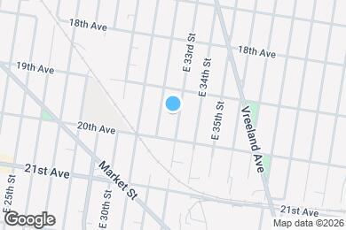 Map image of the property - 476 E 33rd St