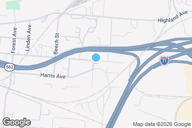 Map image of the property - 4832 Poplar St