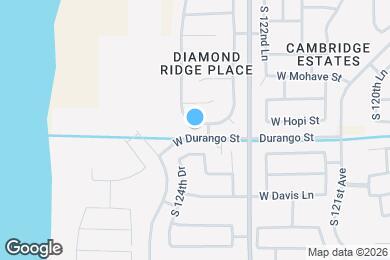 Map image of the property - 12393 W Hopi St