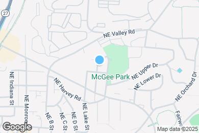 Map image of the property - 1218 NE Myrtle St