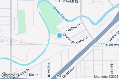 Map image of the property - 737 Greene St