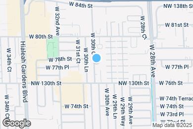 Map image of the property - 7785 W 30th Ct