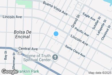 Map image of the property - 1609 Santa Clara Ave
