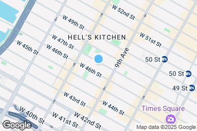 Map image of the property - 428 W 47th St