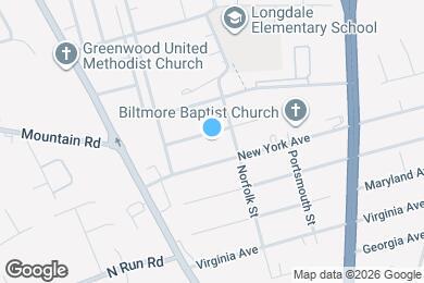Map image of the property - 1407 Rhode Island Ave