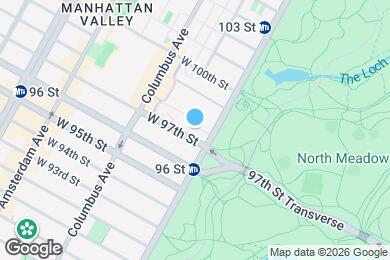 Map image of the property - 372 Central Park W