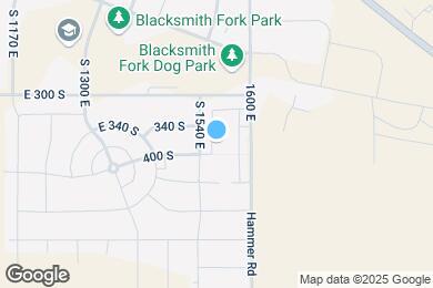 Map image of the property - 383 S 1540 E