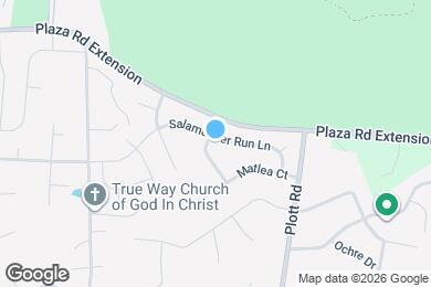 Map image of the property - 6208 Salamander Run Ln